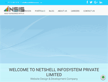 Tablet Screenshot of netshellinfosystem.com